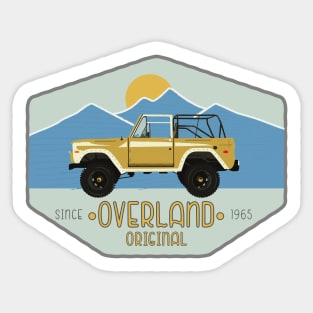 Overland Original Apparel and Accessories Sticker
